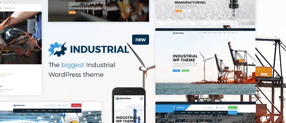 五款适合工厂、机械工业行业的WordPress主题推荐